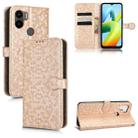 For Xiaomi Redmi A1+ 4G Honeycomb Dot Texture Leather Phone Case(Gold) - 1