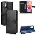 For Xiaomi Redmi Note 10 JE Honeycomb Dot Texture Leather Phone Case(Black) - 1