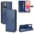 For Xiaomi Redmi Note 10 JE Honeycomb Dot Texture Leather Phone Case(Blue) - 1