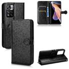 For Xiaomi Redmi Note 11 Pro 5G Honeycomb Dot Texture Leather Phone Case(Black) - 1