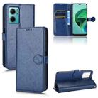 For Xiaomi Redmi Note 11E Honeycomb Dot Texture Leather Phone Case(Blue) - 1