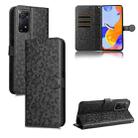 For Xiaomi Redmi Note 11 Pro Honeycomb Dot Texture Leather Phone Case(Black) - 1