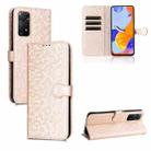 For Xiaomi Redmi Note 11 Pro Honeycomb Dot Texture Leather Phone Case(Gold) - 1