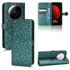 For Xiaomi 12S Ultra Honeycomb Dot Texture Leather Phone Case(Green) - 1