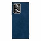 For Xiaomi Redmi Note 12 Pro+ Frosted Skin Feel Phone Case(Blue) - 1