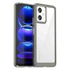 For Xiaomi Redmi Note 12 China Colorful Series Acrylic + TPU Phone Case(Transparent Grey) - 1
