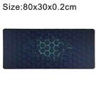 Anti-Slip Rubber Cloth Surface Game Mouse Mat Keyboard Pad, Size:80 x 30 x 0.2cm(Green Honeycomb) - 1