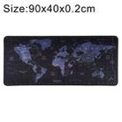 Anti-Slip Rubber Cloth Surface Game Mouse Mat Keyboard Pad, Size:90 x 40 x 0.2cm(World Map) - 1