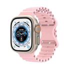 Ocean Style Silicone Watch Band For Apple Watch Series 8&7 41mm / SE 2&6&SE&5&4 40mm / 3&2&1 38mm(Pink) - 1