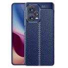 For Xiaomi Redmi Note 12 Pro+ China Litchi Texture TPU Phone Case(Blue) - 1