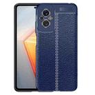 For Xiaomi Redmi 11 Prime Litchi Texture TPU Phone Case(Blue) - 1