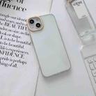 For iPhone 13 Pro Glossy Metal Lens Frame PC Phone Case(Transparent) - 1