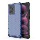 For Xiaomi Redmi Note 12 Pro 5G China Shockproof Honeycomb PC + TPU Phone Case(Blue) - 1