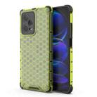 For Xiaomi Redmi Note 12 Pro+ China / Global Shockproof Honeycomb PC + TPU Phone Case(Green) - 1
