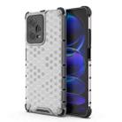 For Xiaomi Redmi Note 12 Pro+ China / Global Shockproof Honeycomb PC + TPU Phone Case(White) - 1