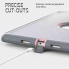 For iPad 10.2 2021 / 2020 / 2019 / Air 10.5 2019 3-Fold Amor Shockproof Smart Tablet Case(Grey Pink) - 4