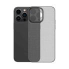 For iPhone 14 Pro Honeycomb Hollow Heat Dissipation Phone Case(Grey) - 1