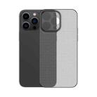 For iPhone 14 Pro Max Honeycomb Hollow Heat Dissipation Phone Case(Grey) - 1