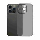 For iPhone 14 Ultra-thin Micro Frosted Heat Dissipation Phone Case(Black) - 1