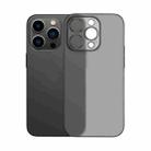 For iPhone 14 Pro Max Ultra-thin Micro Frosted Heat Dissipation Phone Case(Black) - 1