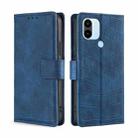 For Xiaomi Redmi A1+ 4G Skin Feel Crocodile Magnetic Clasp Leather Phone Case(Blue) - 1