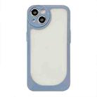 For iPhone 14 Pro Clear Acrylic Soft TPU Phone Case(Blue) - 1