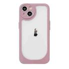 For iPhone 11 Clear Acrylic Soft TPU Phone Case(Pink) - 1
