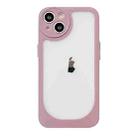 For iPhone 11 Pro Max Clear Acrylic Soft TPU Phone Case(Pink) - 1