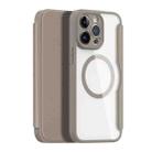 For iPhone 14 Pro Max DUX DUCIS Skin X Pro Series Magsafe PC + TPU Phone Leather Case(Beige) - 1