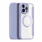 For iPhone 14 Pro Max DUX DUCIS Skin X Pro Series Magsafe PC + TPU Phone Leather Case(Purple) - 1