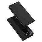 For vivo Y35 / Y22 / Y22s DUX DUCIS Skin Pro Series Flip Leather Phone Case(Black) - 1