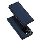 For vivo Y35 / Y22 / Y22s DUX DUCIS Skin Pro Series Flip Leather Phone Case(Blue) - 1