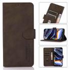 For Xiaomi Redmi Note 12 Pro 5G China KHAZNEH Matte Texture Leather Phone Case(Brown) - 1