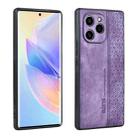 For Honor 60 SE AZNS 3D Embossed Skin Feel Phone Case(Purple) - 1