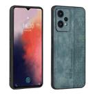 For OPPO K10x 5G AZNS 3D Embossed Skin Feel Phone Case(Dark Green) - 1