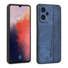 For Realme Q5 AZNS 3D Embossed Skin Feel Phone Case(Sapphire Blue) - 1