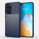 For Huawei P40 Thunderbolt Shockproof TPU Soft Case(Dark Blue) - 1