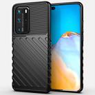 For Huawei P40 Pro Thunderbolt Shockproof TPU Soft Case(Black) - 1