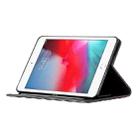 For iPad mini 5 / 4 / 3 / 2 / 1 Elegant Rhombic Texture Horizontal Flip Leather Tablet Case(Black) - 5