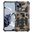 For Xiaomi 12T / 12T Pro / Redmi K50 Ultra Camouflage Armor Kickstand TPU + PC Magnetic Phone Case(Army Green) - 1