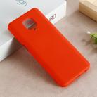 For Xiaomi Redmi Note 9 Pro Max Solid Color Liquid Silicone Full Coverage Anti-fall Mobile Phone Protective Cover(Red) - 1