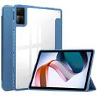 For Xiaomi Redmi Pad 10.6 3-Fold Clear Back Cover Leather Smart Tablet Case(Blue) - 1
