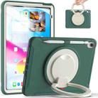 For iPad 10th Gen 10.9 2022 Shockproof TPU + PC Protective Tablet Case(Emmerald Green) - 1