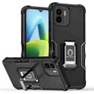 For Xiaomi Redmi A1 Non-slip Shockproof Armor Phone Case(Black) - 1