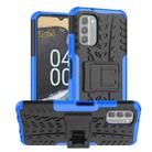 For Nokia G400 5G Tire Texture TPU + PC Phone Case with Holder(Blue) - 1