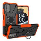For Nokia G400 5G Armor Bear Shockproof PC + TPU Phone Case with Ring(Orange) - 1