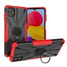 For Samsung Galaxy A04 / M13 5G Armor Bear Shockproof PC + TPU Phone Case with Ring(Red) - 1