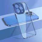 For iPhone 14 Pro Max wlons Crystal Clear Fine Hole Phone Case(Sierra Blue) - 1