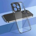 For iPhone 13 Pro Max wlons Crystal Clear Fine Hole Phone Case(Black) - 1