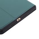 For iPad mini 5 / 4 / 3 / 2 / 1 Electric Pressed Texture Horizontal Flip Leather Case with Holder & Pen Slot(Pine Green) - 10